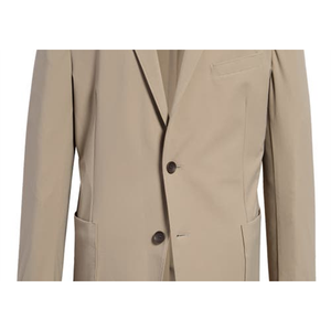 Giacca Sportiva Nordstrom Trim Fit Tech Stretch Tan Ermine Taglia 42 con Chiusura a Zip Lunga Patchwork Smart Casual per Primavera - Product Image 3