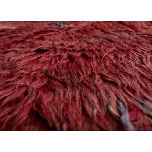 Alfombra de Lana Kilim Zuri de Gran Tamaño, Anudada a Mano, Roja y Naranja, para el Hogar, Modelo Pae-4012, Abstracta, para Entrada, Pasillo, Habitación Juvenil, Rectangular de 9x12 - Product Image 3