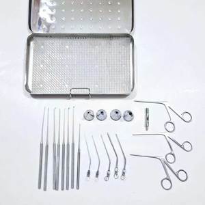 ชุดเครื่องมือผ่าตัดหู 15 ชิ้น สำหรับการผ่าตัดซ่อมแซมเยื่อแก้วหู ชุดผ่าตัดมืออาชีพ ผลิตจากสแตนเลส SURGINEXA - Product Image 6