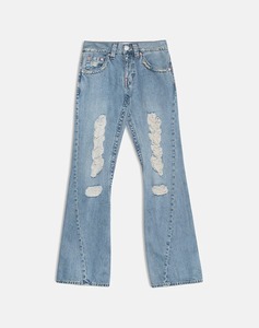 Jeans de Mujer Retro Vintage, Holgados, de Pierna Recta, Cintura Baja, Transpirables, Versátiles, Estilo Casual para Verano e Invierno - Product Image 5