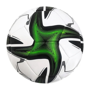 เครื่องปักลูกบอลสำหรับการแข่งขันฟุตบอลปากีสถานบอลดีไซน์หนัง PU 5ลูก - Product Image 3