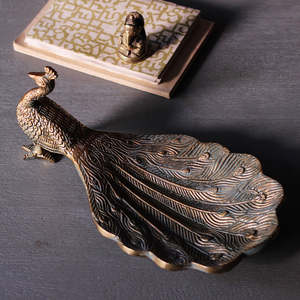Pièce maîtresse de paon de table antique pour la décoration de la maison et du bureau disponible aux prix de gros de l'Inde - Product Image 3
