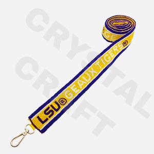 CRYSTAL CRAFT Gold White Seed Bead Estilo indio Color personalizado y tamaño Correa para monedero con opción de logotipo personalizado - Product Image 3