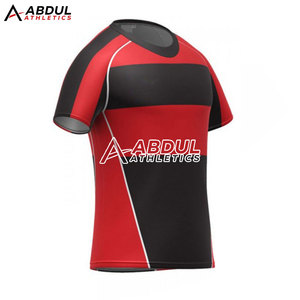 Conjunto de Uniforme de Rugby para Hombre, Tela Elástica Cómoda, Camiseta y Pantalones Cortos Ligeros de Secado Rápido para Equipos de Club y Mercado de Exportación - Product Image 3