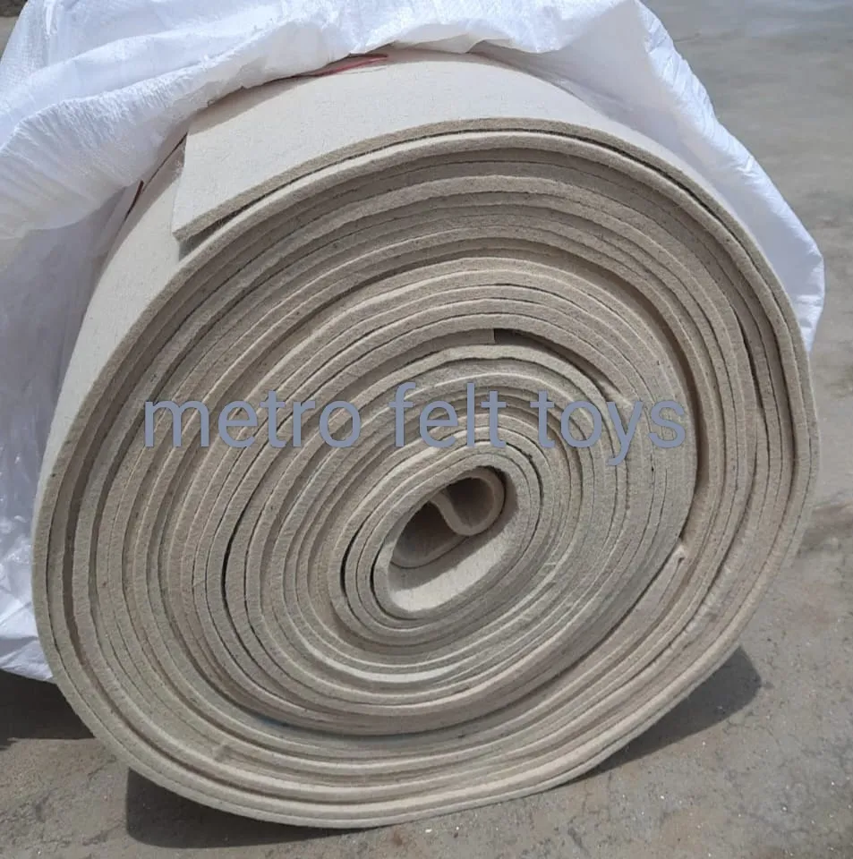 Felting Wool Factory Price Industrial Wool Felting sheet Natural Thick 4 mm to 30 mm 100% Wool Felt For Sale