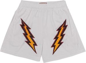 Pantalones cortos deportivos americanos de verano con logotipo personalizado, pantalones cortos de malla transpirables para hombre, pantalones cortos de playa - Product Image 5