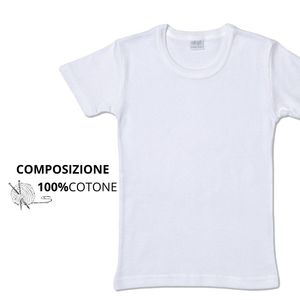 3 piezas de ropa interior para niños camiseta media manga 100% algodón suave y transpirable cómodo ajuste Ellepi - Product Image 2