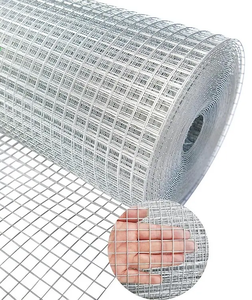 Galvanizli kaynaklı örgü rulo 48inx100ft donanım bez 1/2 inç tel örgü rulo tavuk tel çit bahçe çit kemirgen tel - Product Image 1