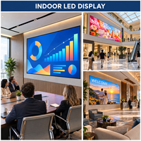 Écran LED mural intérieur à pas fin P0.62 avec un angle de vision de 160 degrés pour auditorium et intégration de systèmes professionnels