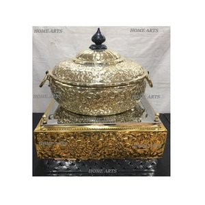 Réchaud alimentaire en aluminium avec support Réchaud alimentaire de qualité supérieure pour l'utilisation de fête de mariage et d'événements - Product Image 4