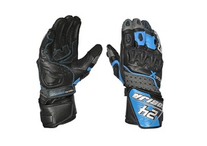 Gants de moto courts pour homme/femme, en cuir respirant, pour la course à moto - Product Image 2