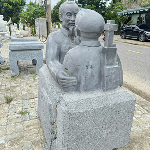 Estatuas de retrato personalizadas para exteriores modernas y duraderas con instalación en el sitio 1 año de garantía y soporte técnico en línea tallado a mano - Product Image 4