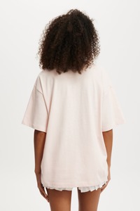 T-shirt surdimensionné 100% coton de haute qualité T-shirt lourd à épaules tombantes avec logo imprimé et brodé personnalisé pour femmes - Product Image 5