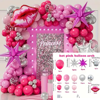 Kit d'arche de ballons en aluminium personnalisé MIQI pour décoration de fête : Mariage, Fête des Mères, Accessoires de décoration, Étoile éclatante, Couronne, Lèvres