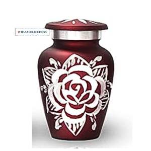 Urna conmemorativa de latón de estilo americano pequeño, urna de cremación de recuerdo de cenizas para adultos de alta calidad, suministros funerarios preciados de tamaño pequeño - Product Image 1