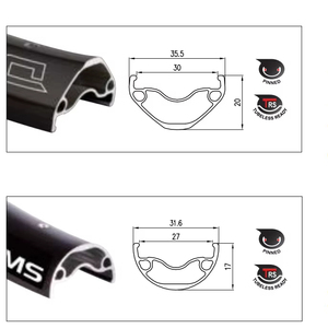 Proveedor de Piezas de <span class=keywords><strong>Bicicleta</strong></span>, Llantas Alexrims Marca DP30 DP27, Llantas de <span class=keywords><strong>Bicicleta</strong></span> Tubeless de 700C/26 Pulgadas - Product Image 1