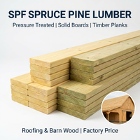 Planches en bois massif de sapin et de pin traitées sous pression pour toiture, panneaux de charpente, prix usine