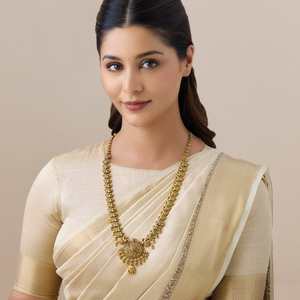 Floral Flower Claw-Set Zinc Alloy Wedding <b>Necklace</b> 169817 - Product Image 2