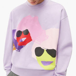 Sweatshirts pour hommes fabriqués OEM 100% coton respirant teint uni pour l'automne bas prix taille adulte vêtements basiques sweatshirts - Product Image 6