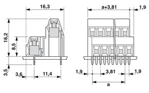 Bloc de bornes PCB MKKDS 1/9-3,81 - Product Image 2