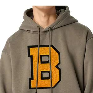 Sweat-shirts en chenille brodés pour hommes à prix raisonnable, dernière mode, haute qualité, anti-rides, tendance supérieure, sweat-shirts en chenille brodés - Product Image 5