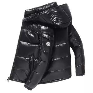 Wholesale Shiny <b>Waterproof</b> Softshell Puffer <b>Jackets</b> Wholesale Custom Winter <b>Jacket</b> <b>Lightweight</b> Puffer <b>Jackets</b> Winter Clothing - Product Image 6
