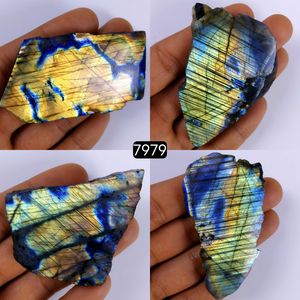 Venta al por mayor de labradorita natural, rebanada de losa, piedra curativa, labradorita, piedra preciosa áspera para decorar - Product Image 3