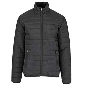 Veste matelassée pour homme 2025, veste noire brillante pour homme, vestes et manteaux à bulles pour homme, vente en gros, hiver pour homme, style décontracté, tricoté - Product Image 1