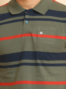 Camiseta de Manga Corta para Hombre, Estilo Pestel Olive, Transpirable, Ecológica, Cómoda, 100% Algodón, Ropa Casual - Product Image 3