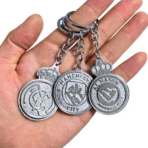 Llavero de Aleación Colorido de Fútbol de Argentina, Riyadh Victory, Inter de Milán, AC Milan, MCity, Italia, París, Recuerdo para Fanáticos del Equipo, Adorno para <span class=keywords><strong>Bolsa</strong></span> - Product Image 2