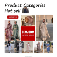 Ensemble coordonné tricoté sur mesure OEM pour femme, en coton premium, hiver, 2 pièces, jupe Abaya avec boutons, modeste, islamique, vente en gros