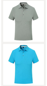 Meilleur prix Polo de sport en polyester avec logo personnalisé pour hommes Chemises polo de golf d'été - Product Image 4