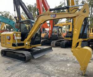 Mini-excavatrice Caterpillar 305.5e2 d'occasion de haute qualité, faible nombre d'heures, chenilles, moteur, pompe à engrenages, PLC Kawasaki, 22 tonnes, godet de 2,6 m - Product Image 1