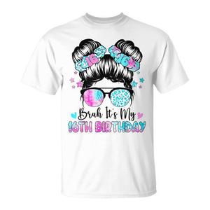 T-Shirt Promozionale Elegante per Ragazze di 16 Anni per Celebrare con Stile il 16° Compleanno - Product Image 1
