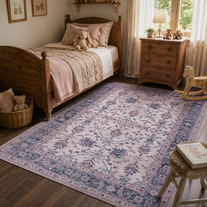 <b>Rug</b> Weavers RWDV1004 Aged Amber Ash Vintage Washable <b>Rug</b> Dropshipping Wholesale Washable Chenille 10 Sizes - Product Image 6