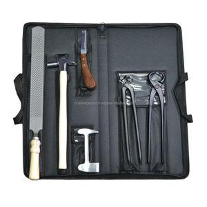 Kit de herrador profesional, juego de recorte de pezuñas, pinza, escofina, martillo, kit de herramientas de pezuñas, juego de herramientas de herrador de diamante a la venta - Product Image 5