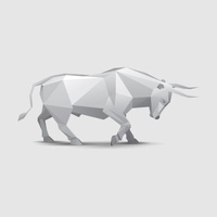 Sculpture d'art moderne en métal pour jardin extérieur, parc, animal, rhinocéros, en acier inoxydable, grande taille, modèle sculpté imprimé UV