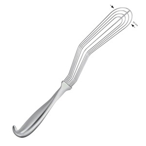 Retractor Pulmonar Allison |   Instrumento Quirúrgico Torácico |   Espátulas Retractoras Pulmonares de Acero Inoxidable de 32 cm (12.5\") - Product Image 1