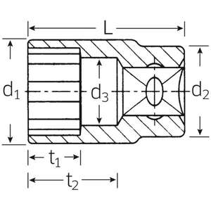 Clés à douille métriques Stahlwille 1/4'' - Product Image 2