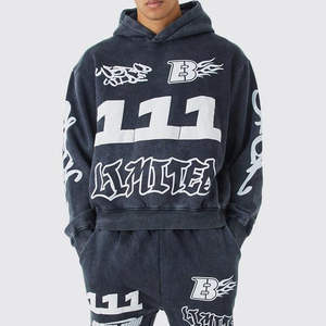 Chándal Deportivo para Hombre 2025, Nuevo Diseño, Alta Calidad, Transpirable, Manga Larga, Ropa Urbana, Servicio de Serigrafía OEM - Product Image 3