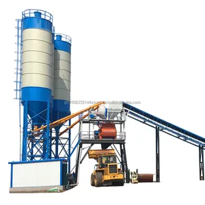 Full Automatic Road Construction Concrete Plant Ready Mix Customized Concrete Batching Plant For Sale