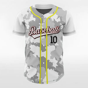 Camisetas de béisbol con botones 2025 para hombre, camisetas de béisbol de manga corta con servicio OEM personalizado, venta al por mayor - Product Image 1
