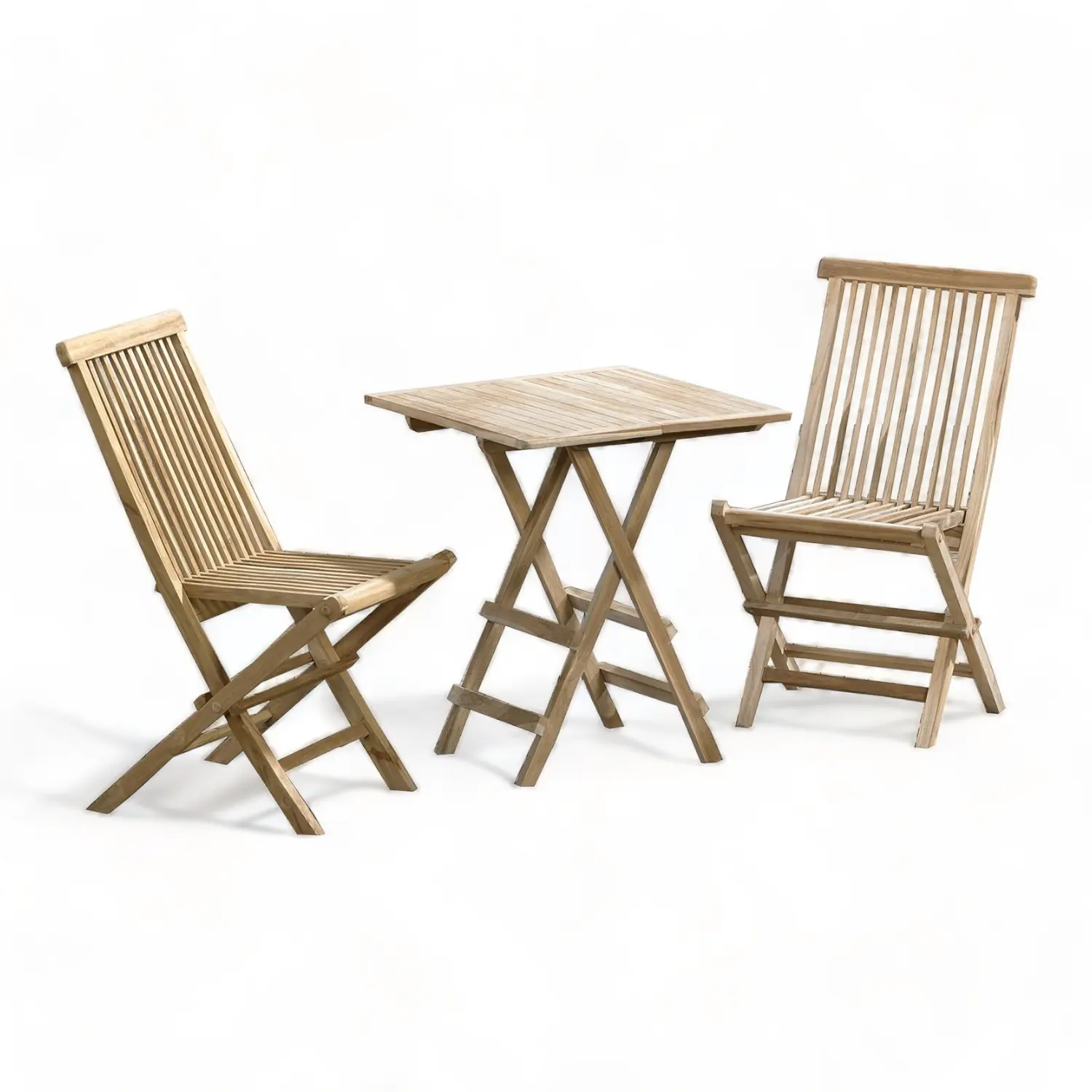 Conjunto de móveis de luxo para restaurantes e café, mesa de centro dobrável pequena e quadrada de madeira de teca barata, conjunto de cadeiras e braços modernos