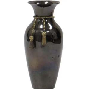 Florero de 11,5 pulgadas hecho de hierro más vendido personalizado para decoraciones de interiores y exteriores maceta de Metal sólido y florero - Product Image 1