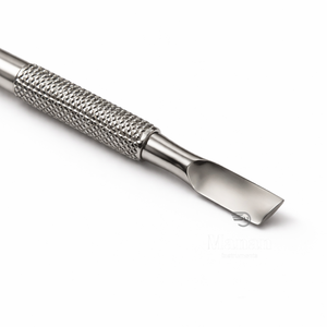 Empujador de Cutículas de Acero Inoxidable de Doble Punta con Agarre Antideslizante, Herramienta Profesional para el Cuidado de las Uñas, Manicura y Pedicura, para Salón de Belleza - Product Image 3