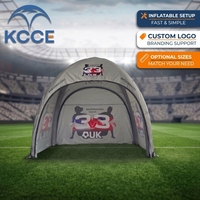 Abri gonflable portable pour équipes de football, personnalisé, avec structure pneumatique, abri de match étanche, tente de terrain gonflable pour tournois