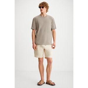 GRIMELANGE Alessandro Paquete de 4 Camisetas de Cuello Redondo para Hombre, de Algodón Orgánico, Corte Regular, Textura Gruesa - Product Image 5