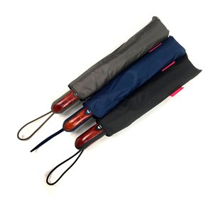 Mini parapluie pliant automatique pour hommes, avec baleines en fibre de verre, indispensable par temps de pluie - Product Image 1