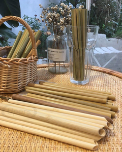 Pailles en bambou naturel légères, idéales pour les restaurants, les cafés et la maison, Blue Lotus Vietnam - Product Image 2