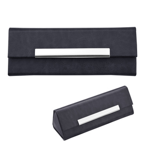 Étui à logo personnalisé de la fabrication de pochette pour lunettes de soleil de luxe haut de gamme pour étui en cuir de qualité pour lunettes Occasions de remise des diplômes de Noël - Product Image 1